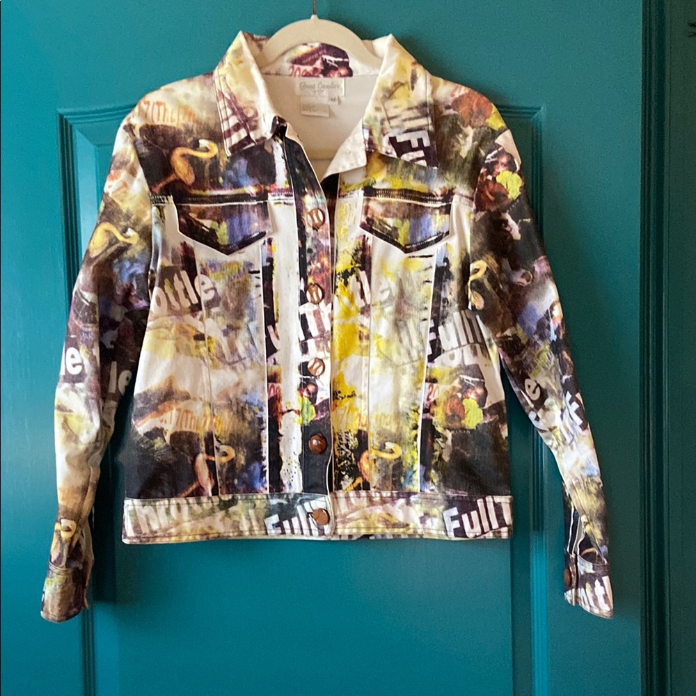 Great Cavalier Graphic Denim Jacket